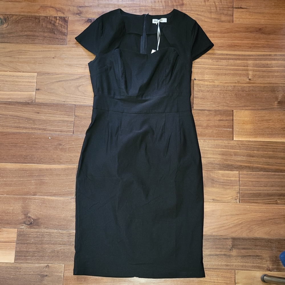 NWT GRACE KARIN Vintage Cap Sleeve Bodycon Retro Pencil Cocktail Dress